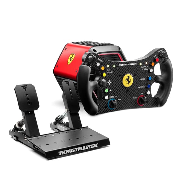 Thrustmaster T818 servo + F488 ratt + Raceline styrpaket