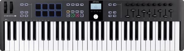 Arturia Keylab Essential 61 Mk3 MIDI-kontroller, svart