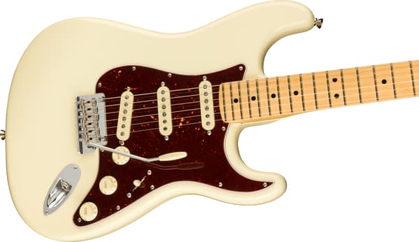 Fender American Professional II Stratocaster elgitarr, Olympic White