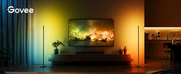 Govee H8076 smart golvlampa, svart