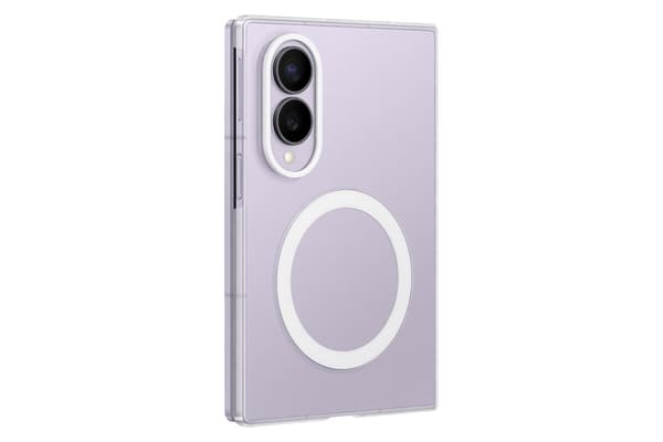 Samsung Galaxy Fold8 Clear Magnet Qi2 skyddsfodral, transparent