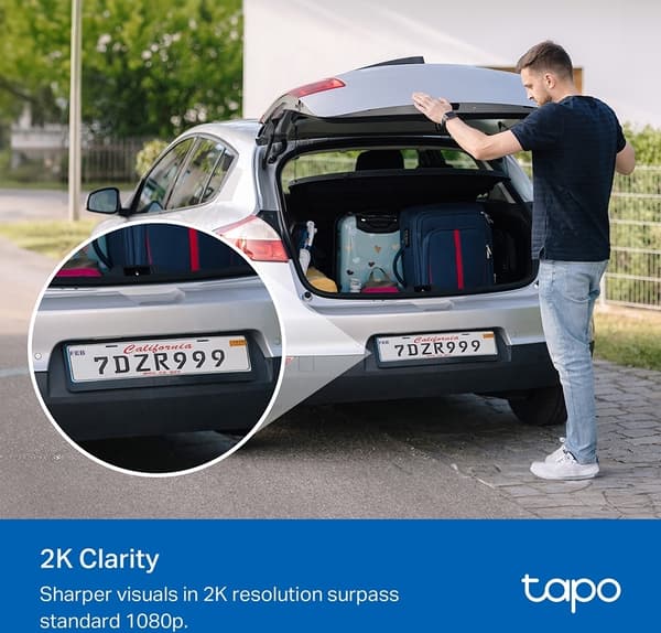 TP-LINK Tapo C410 övervakningskamera för utomhusbruk, 2 st