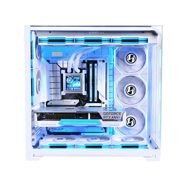 Lian Li O11 Vision Compact ATX-chassi, vit