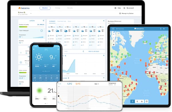 Netatmo Smart Home Väderstation - trådlös väderstation