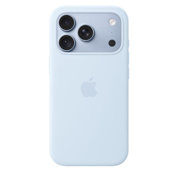 Apple iPhone 18 Pro MagSafe-silikonskal, kula-blå