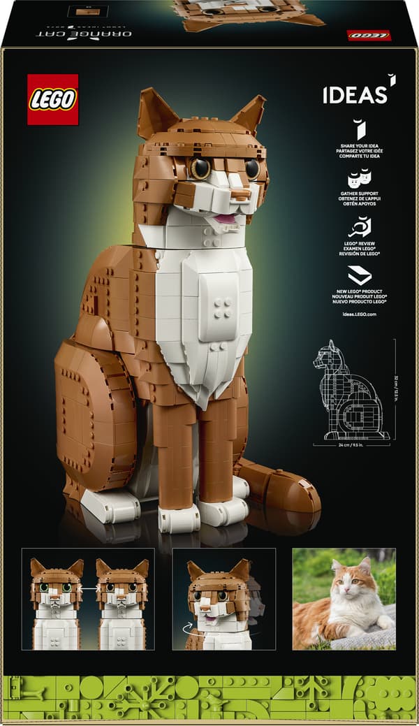 LEGO Ideas 21376 Orange katt