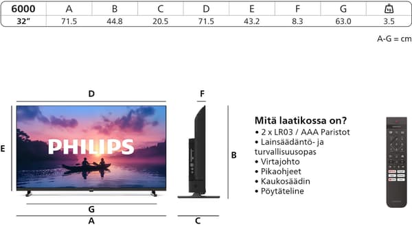 Philips 32" PFS6050 – Full HD LED-TV