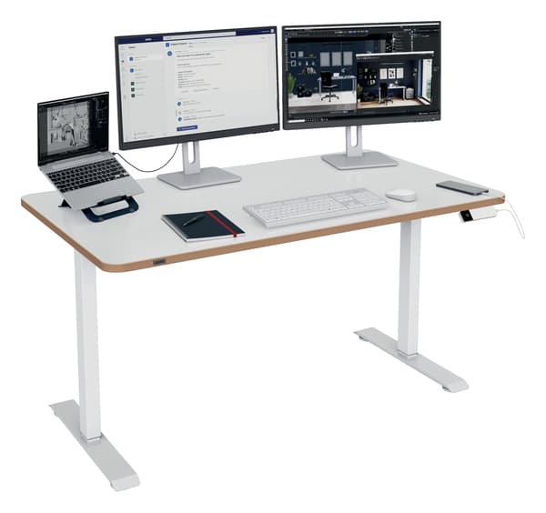 Leitz Ergo elektriskt skrivbord, 140 x 80 cm