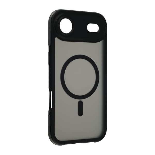 FoneKit stötsäker MagSafe-kompatibel skyddsfodral, iPhone Air, svart/grå