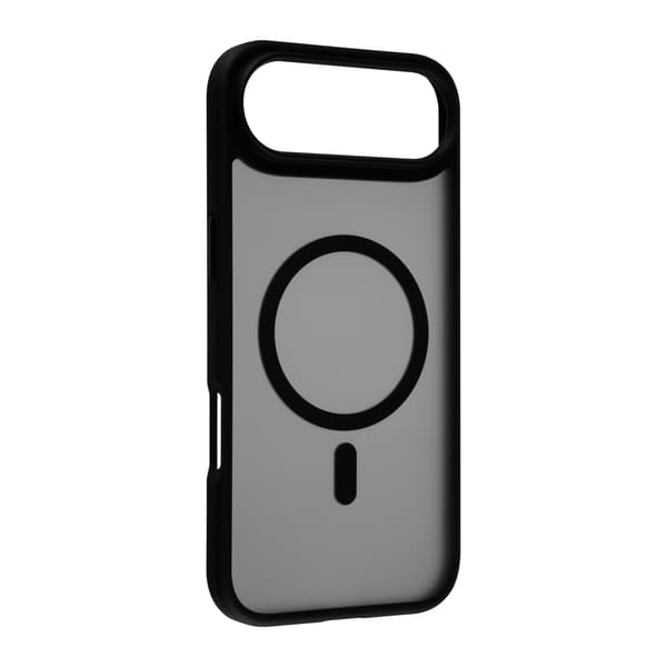 FoneKit MagSafe-kompatibelt Soft Touch skyddsfodral, iPhone Air, svart/grå