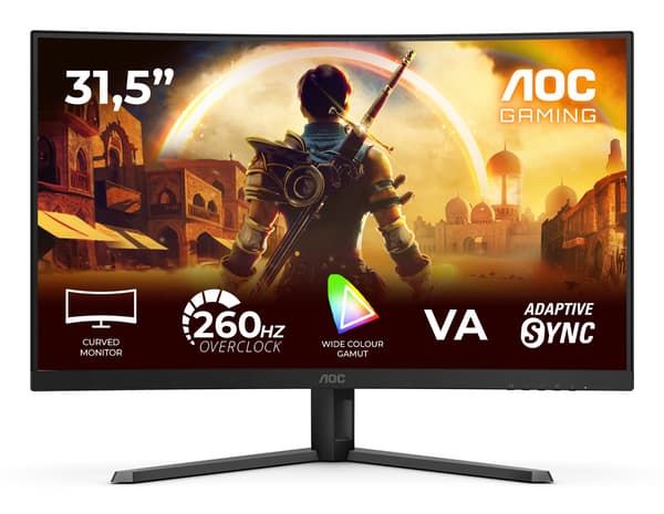 AOC C32G42ZE gamingskärm, 31,5", svart