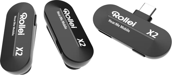 Rollei Hear:Me Wireless Mobile X2 kompakt USB-C-mikrofon