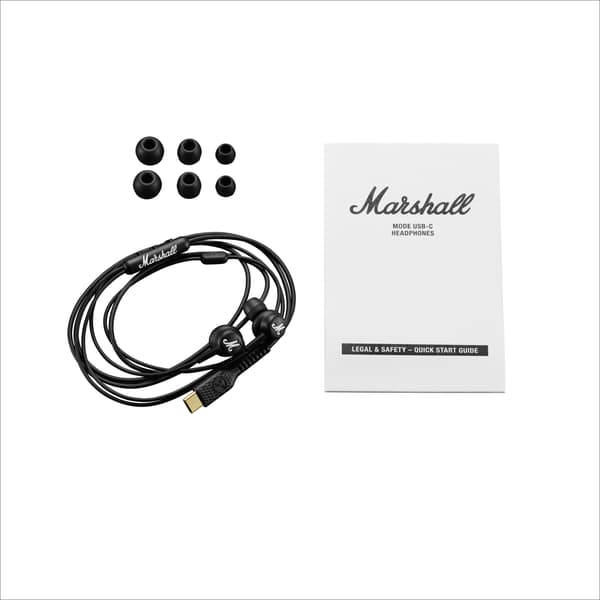 Marshall Mode USB-C öronsnäckor, svart