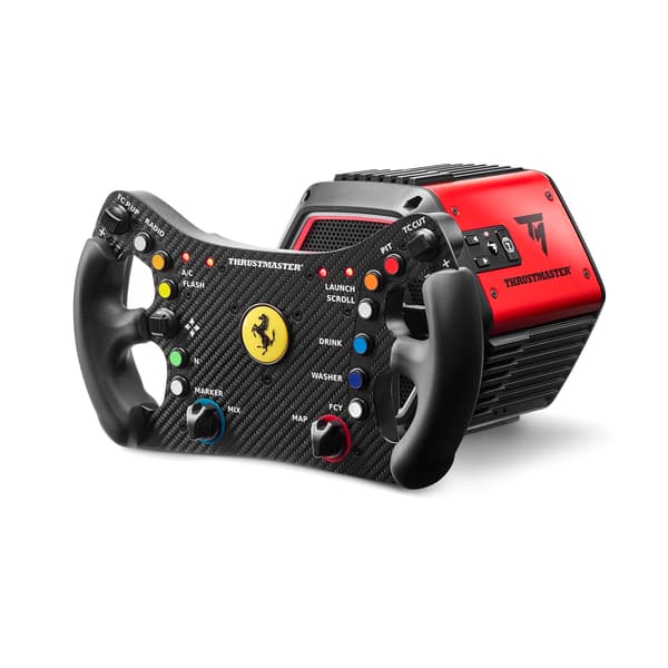 Thrustmaster T818 servo + F488 ratt + Raceline styrpaket