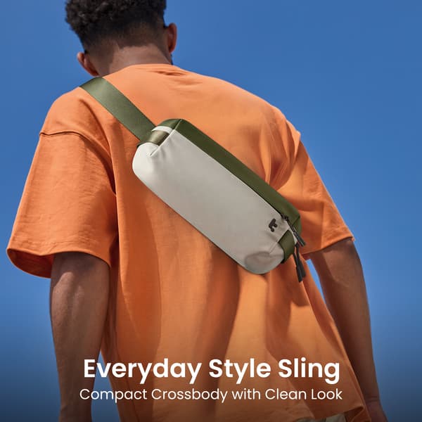 tomtoc Explorer-T21 Sling Bag liten axelväska, grön