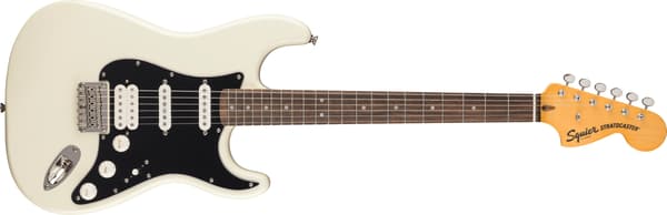 Squier Classic Vibe 70-talets Stratocaster HT HSS elgitarr, Olympic White