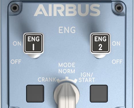Thrustmaster TCA Quadrant Airbus Edition gasreglage för flygsimulator