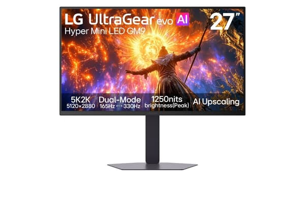 LG UltraGear evo AI GM9 27" Hyper Mini LED 5K-skärm