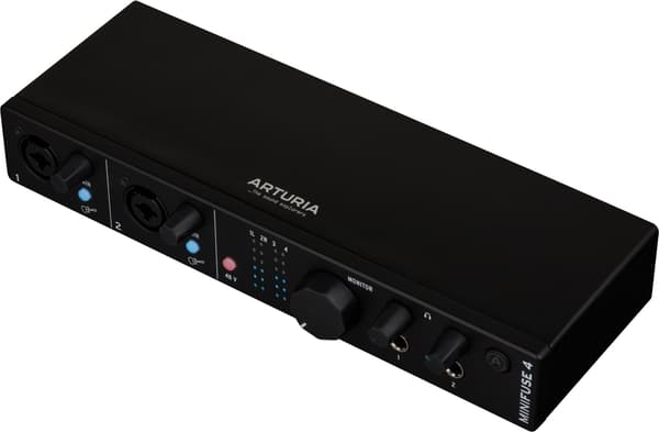Arturia Minifuse 4 ljudkort USB-C, svart