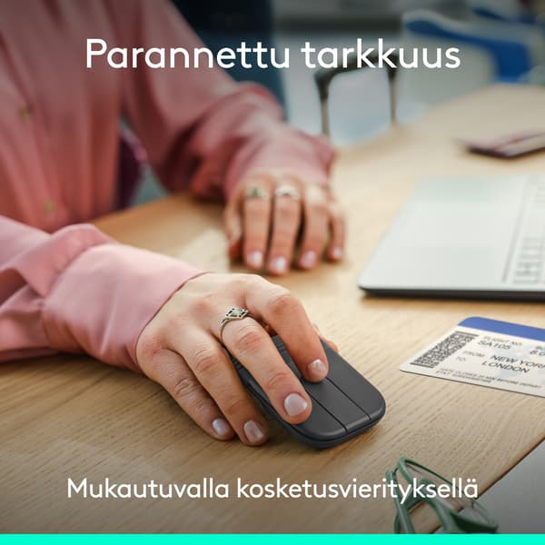 Logitech Mobi Fold trådlös mus, svart
