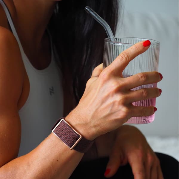 Polar Loop armband, S-L, brun