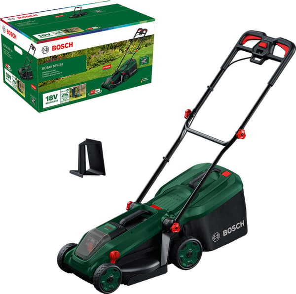 Bosch Rotak 18V-34 Solo batterigräsklippare