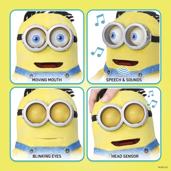 Minions Henry Puppetronic interaktiv mjukisdjur, 25 cm