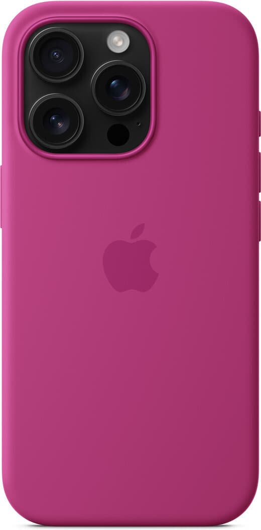 Apple iPhone 16 Pro silikonfodral med MagSafe, fuchsia