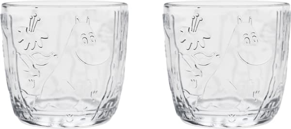 Arabia Mumin dricksglas, 28 cl, klar, 2 st