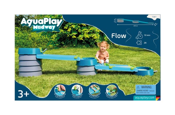 AquaPlay Mudway FLOW vatten-, sand- och lerleksbana