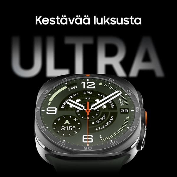 Samsung Galaxy Watch Ultra2 smartklocka, 47 mm, Titaniumgrå