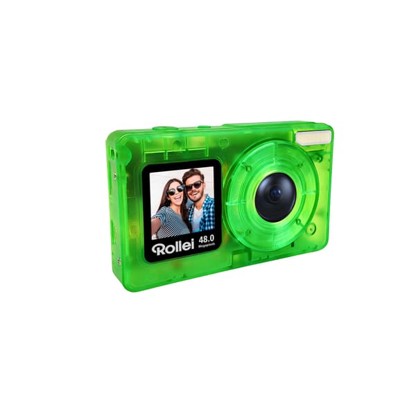 Rollei Compactline Pocket Transparent digitalkamera, grön