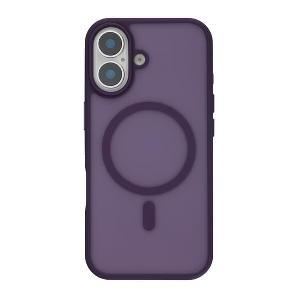 FoneKit MagSafe-kompatibelt Soft Touch skyddsfodral, iPhone 17, lila