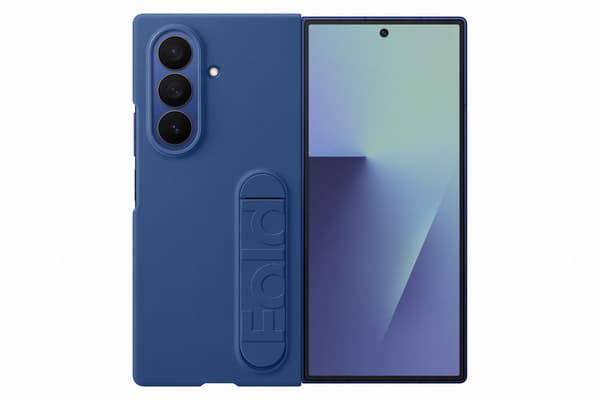 Samsung Z Fold7 Silikonfodral skyddsfodral, blå
