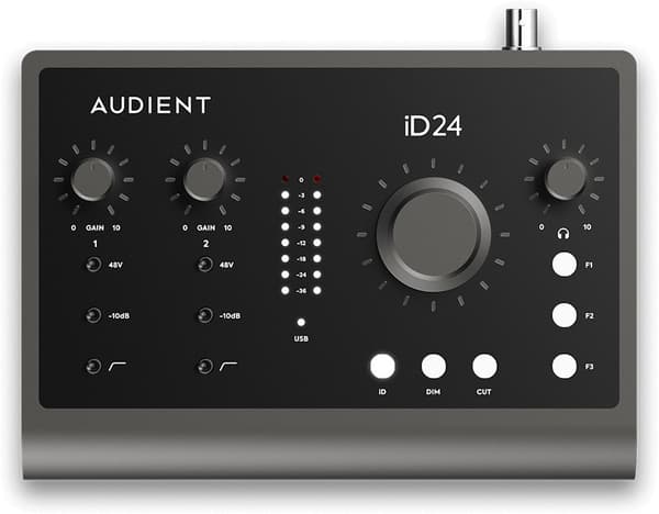 Audient iD24 ljudkort USB-C gränssnitt