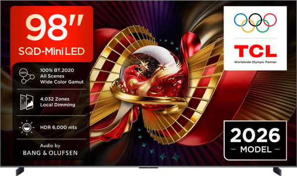 TCL 98" C8L – 4K SQD Mini-LED Google TV