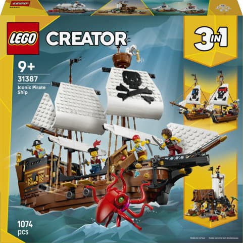 LEGO Creator 31387 – Mäktigt piratskepp