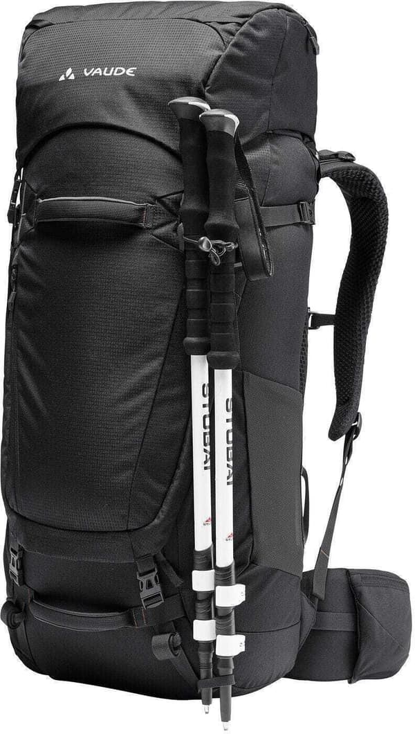 Vaude Astrum EVO 60 + 10 ryggsäck, svart
