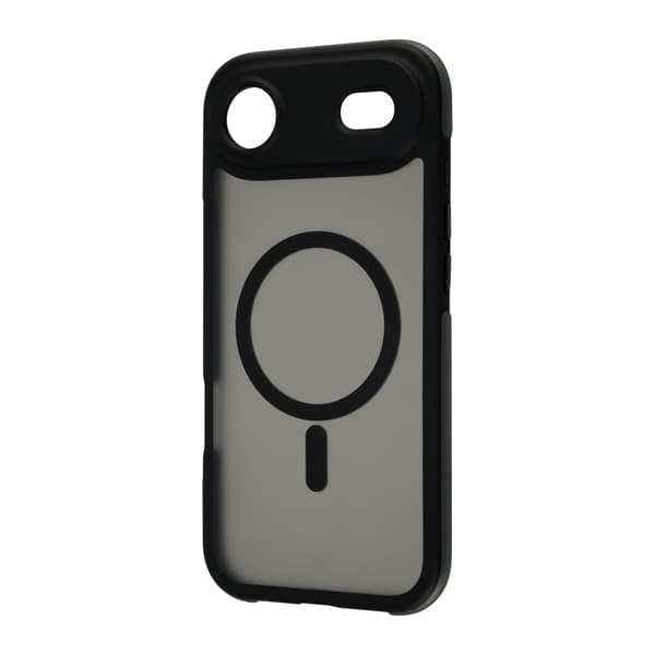 FoneKit stötsäker MagSafe-kompatibel skyddsfodral, iPhone Air, svart/grå
