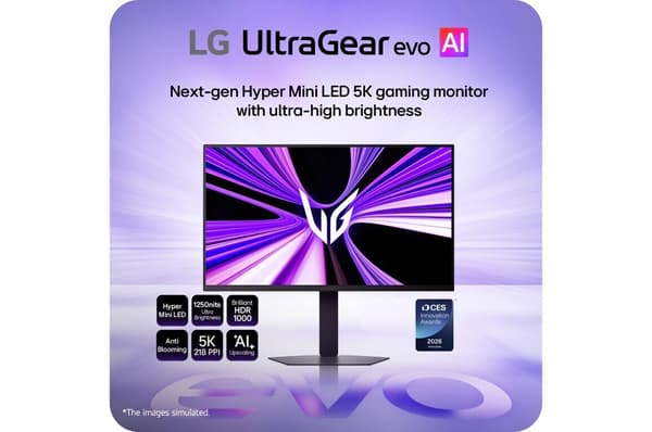 LG UltraGear evo AI GM9 27" Hyper Mini LED 5K-skärm