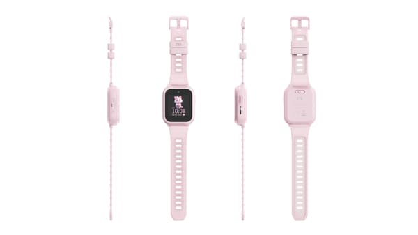 ZTE Kids Watch K2 Pro barnens klocktelefon, rosa