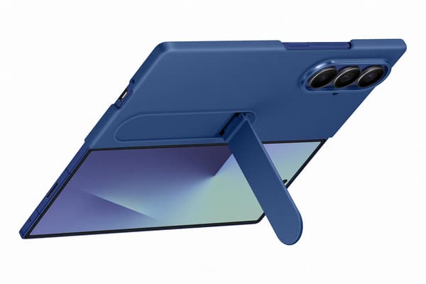Samsung Z Fold7 Silikonfodral skyddsfodral, blå