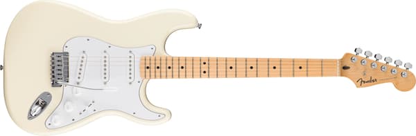 Fender Standard Stratocaster elgitarr, Olympic White