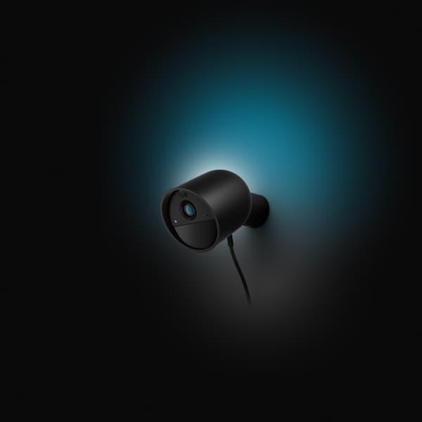 Philips Hue Secure 2K övervakningskamera, trådad, svart