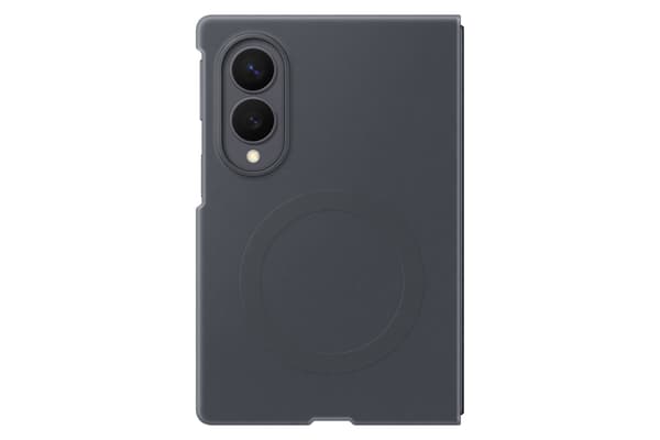 Samsung Galaxy Fold8 Silikon Magnet Qi2 skyddsfodral, grå