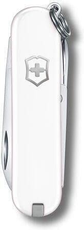 Victorinox Classic SD Falling Snow -multiverktyg, vit