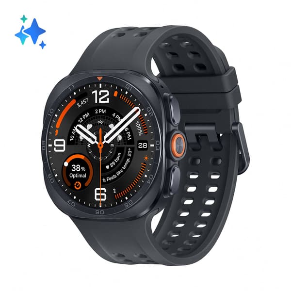 Samsung Galaxy Watch Ultra2 smartklocka, 47 mm, Titaniumgrå