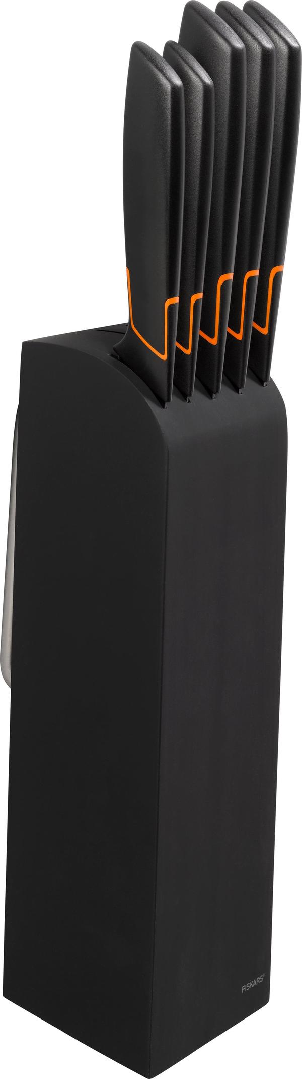 Fiskars Edge -knivställ + knivset, 5 delar