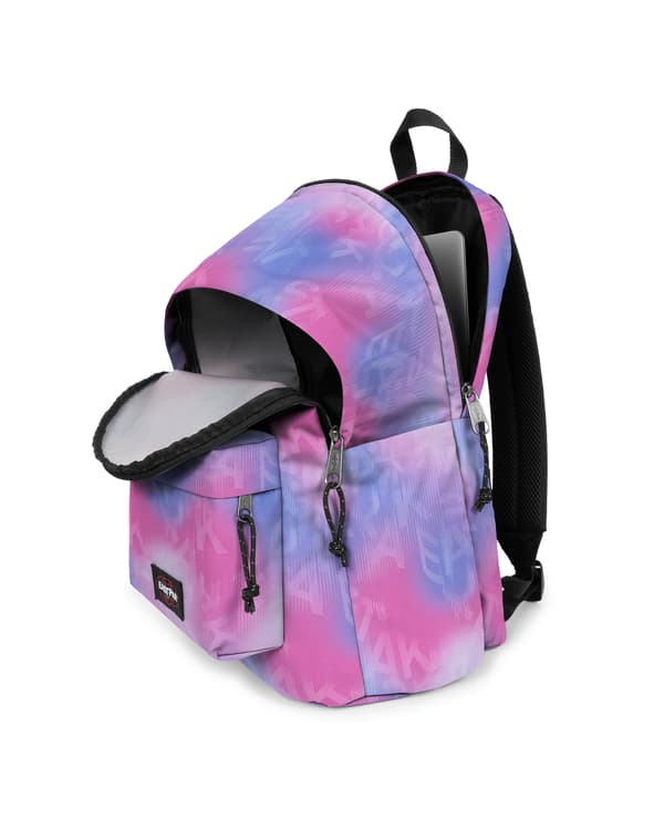 EASTPAK DAY OFFICE ryggsäck, Letter Dye Pink
