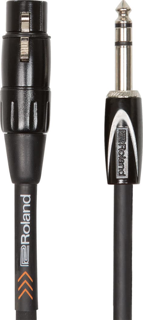 Roland XLR - 6,3 mm TRS-ljudkabel, 3 m